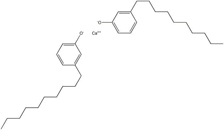 Calcium bis(3-decylphenolate) Struktur