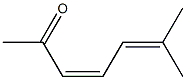 (3Z)-6-Methyl-3,5-heptadien-2-one Struktur