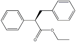 [R,(-)]-2,3-Diphenylpropionic acid ethyl ester Struktur