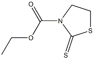 2-Thioxothiazolidine-3-carboxylic acid ethyl ester Struktur