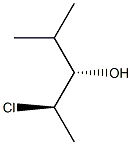 (2R,3S)-2-Chloro-4-methyl-3-pentanol Struktur