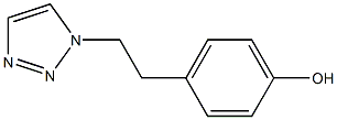 4-[2-(1H-1,2,3-Triazol-1-yl)ethyl]phenol Struktur