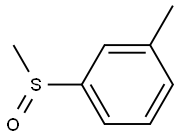 Methyl m-tolyl sulfoxide Struktur