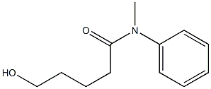 5-Hydroxy-N-methyl-N-phenylvaleramide Struktur