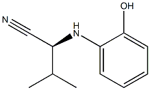 (2S)-2-(2-Hydroxyphenylamino)-3-methylbutanenitrile Struktur