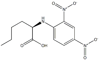 (R)-2-[(2,4-Dinitrophenyl)amino]hexanoic acid Struktur