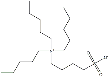 N,N-Dipentyl-N-(4-sulfonatobutyl)-1-pentanaminium Struktur