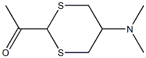 2-Acetyl-5-(dimethylamino)-1,3-dithiane Struktur