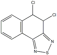 4,5-Dichloro-4,5-dihydronaphtho[1,2-c][1,2,5]thiadiazole Struktur