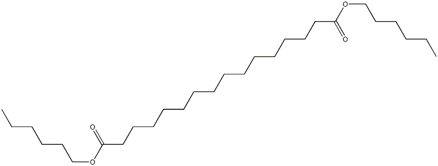 Hexadecanedioic acid dihexyl ester Struktur