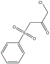 1-(Phenylsulfonyl)-3-chloropropane-2-one Struktur