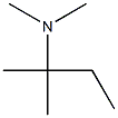 1,1-Dimethylpropyldimethylamine Struktur