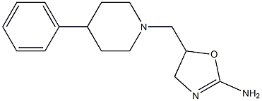 5-(4-Phenylpiperidinomethyl)-2-oxazoline-2-amine Struktur