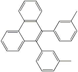 9,10-Bis(3-methylphenyl)phenanthrene Struktur