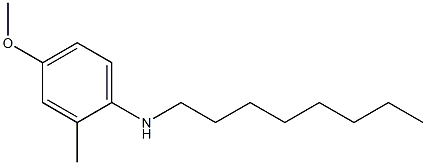 N-Octyl-4-methoxy-2-methylaniline Struktur