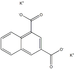 1,3-Naphthalenedicarboxylic acid dipotassium salt Struktur