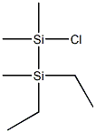 1-Chloro-2,2-diethyl-1,1,2-trimethyldisilane Struktur