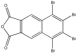 5,6,7,8-Tetrabromonaphthalene-2,3-dicarboxylic anhydride Struktur