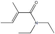 (E)-N,N-Diethyl-2-methyl-2-butenamide Struktur