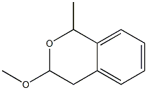 3,4-Dihydro-1-methyl-3-methoxy-1H-2-benzopyran Struktur