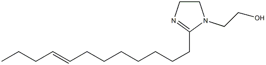 2-(8-Dodecenyl)-2-imidazoline-1-ethanol Struktur