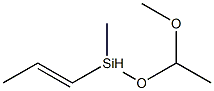 (1-Methoxyethoxy)(methyl)(1-propenyl)silane Struktur