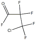 3-Chloro-2,2,3,3-tetrafluoropropanoic acid fluoride Struktur