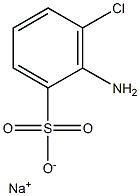 2-Amino-3-chlorobenzenesulfonic acid sodium salt Struktur