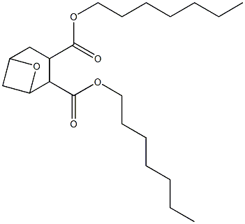 7-Oxabicyclo[3.1.1]heptane-2,3-dicarboxylic acid diheptyl ester Struktur