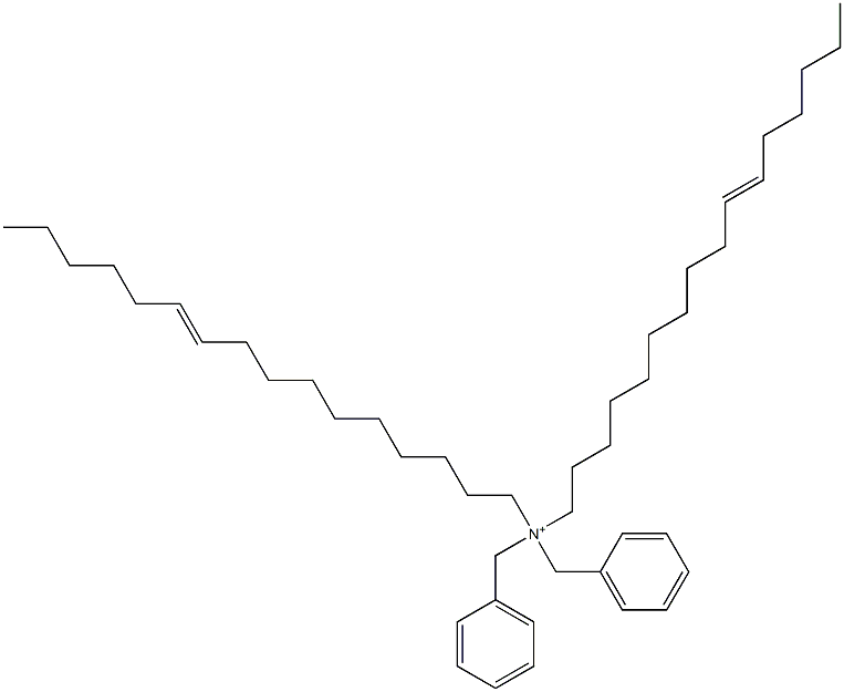 Di(10-hexadecenyl)dibenzylaminium Struktur