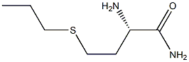 [S,(-)]-2-Amino-4-(propylthio)butyramide Struktur