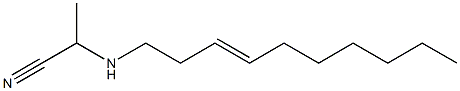 N-(1-Cyanoethyl)-3-decenylamine Struktur