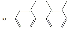 3-Methyl-4-(2,3-dimethylphenyl)phenol Struktur