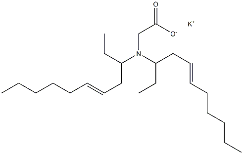 N,N-Di(5-undecen-3-yl)aminoacetic acid potassium salt Struktur