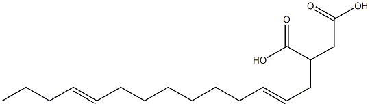 (2,10-Tetradecadienyl)succinic acid Struktur