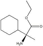 [S,(+)]-2-Cyclohexyl-2-aminopropionic acid ethyl ester Struktur