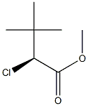 [S,(+)]-2-Chloro-3,3-dimethylbutyric acid methyl ester Struktur