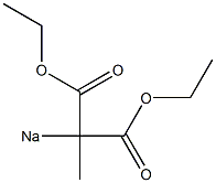 Diethyl 2-sodio-2-methylmalonate Structure