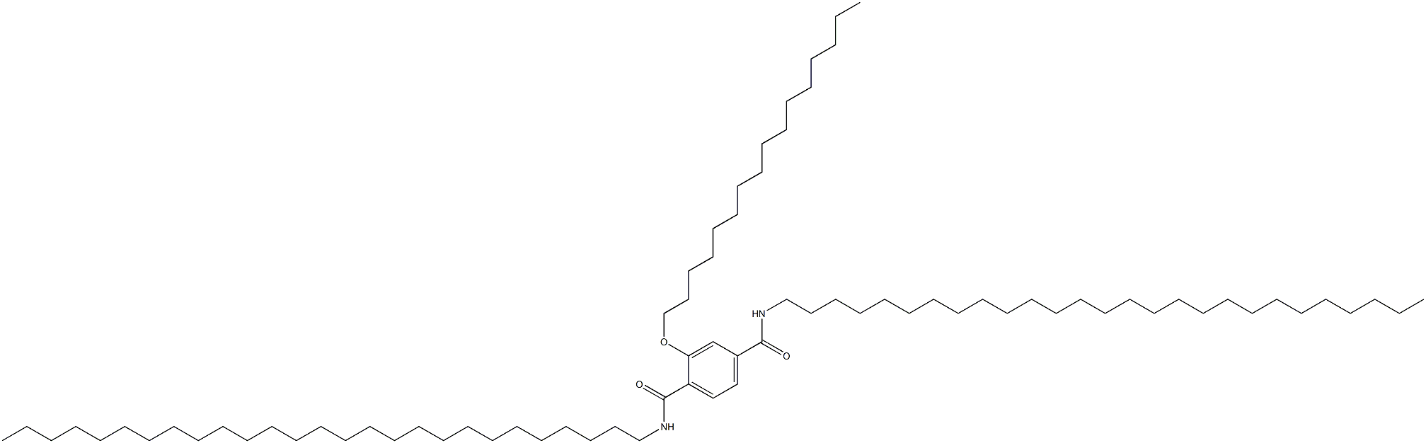 2-(Hexadecyloxy)-N,N'-diheptacosylterephthalamide Struktur