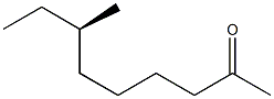 [R,(-)]-7-Methylnonane-2-one Struktur