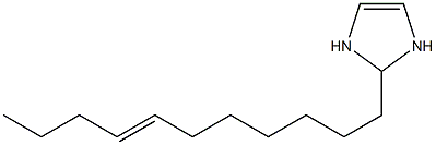 2-(7-Undecenyl)-4-imidazoline Struktur