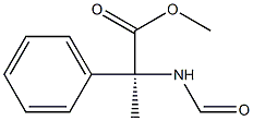 (+)-N-Formyl-2-phenyl-D-alanine methyl ester Struktur