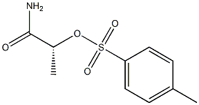 [R,(+)]-2-[(p-Tolylsulfonyl)oxy]propionamide Struktur