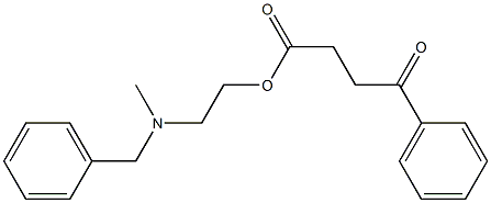 4-Oxo-4-phenylbutanoic acid 2-[(benzyl)methylamino]ethyl ester Struktur