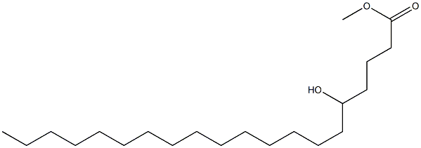 5-Hydroxyicosanoic acid methyl ester Struktur