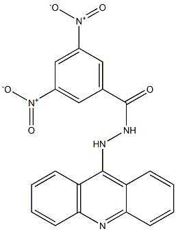 N'-(Acridin-9-yl)-3,5-dinitrobenzhydrazide Struktur