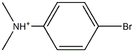 1-Bromo-4-(dimethylamino)benzenium Struktur