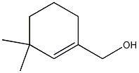 3,3-Dimethyl-1-cyclohexene-1-methanol Struktur