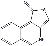 Thieno[3,4-c]isoquinoline 1-oxide Struktur