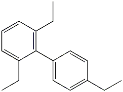 2,4',6-Triethyl-1,1'-biphenyl Struktur